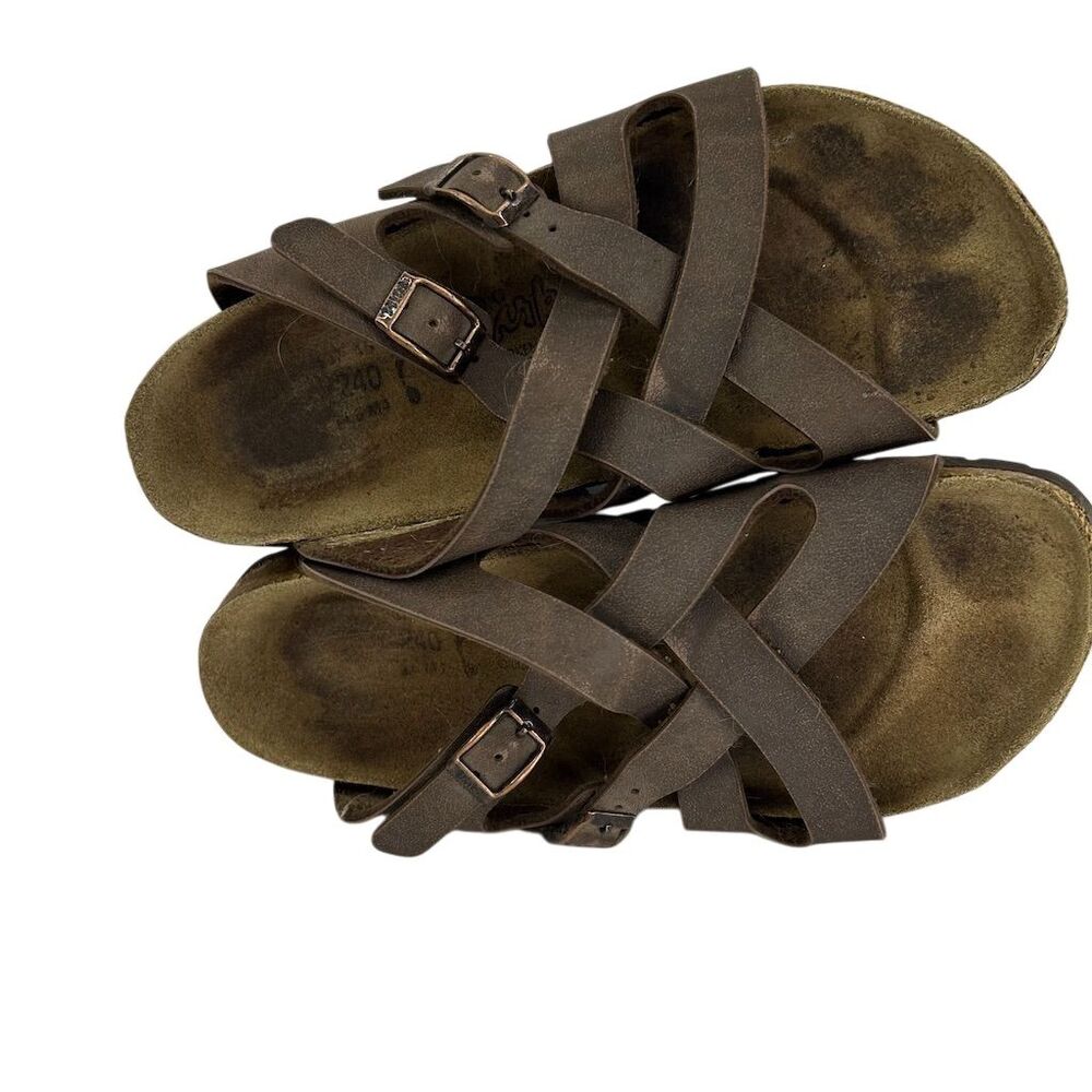 Birkenstock Birki's Women's Brown Slip-On Sandals Size 6 Casual Comfort